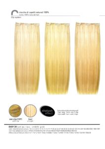 Ciocche con clips