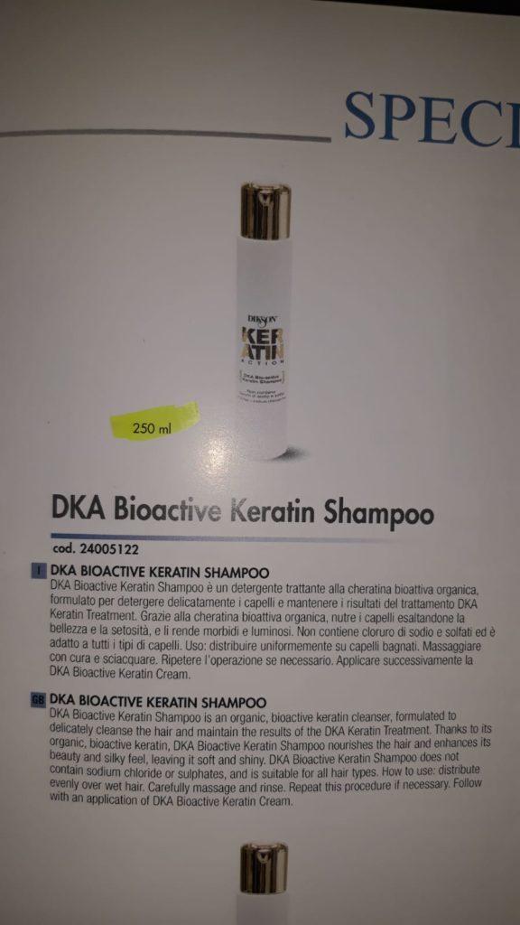 Bioactive Keratin Shampo