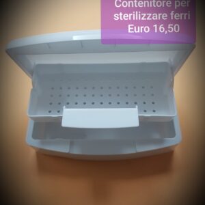 Contenitore per sterilizzare ferri plastica