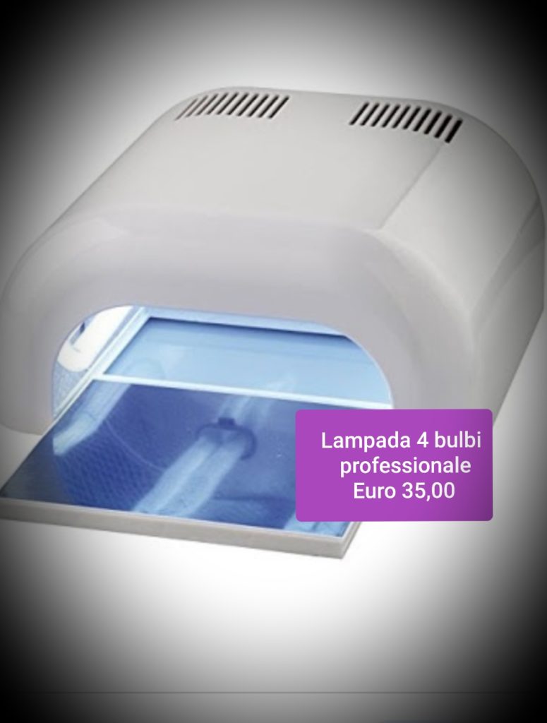 Lampada 4 bulbi professionale