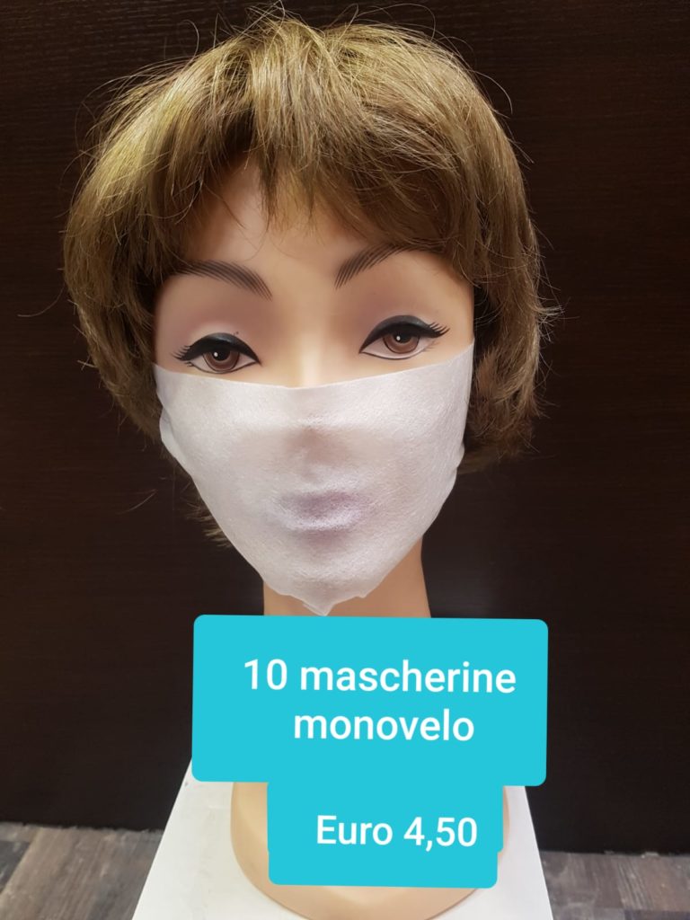 10 mascherine monovelo