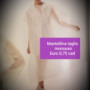 mantellina taglio monouso